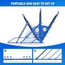 4.8x3.7FT Soccer Rebounder Net, Quick-Switch Angle Soccer Training for Control, Passing Practice, Easy Setup Rebounder Gifts & Equipment for Kids, Teens & Adults