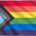 Homissor Pride Flag 6x10 Gay Flags Outdoor Rainbow LGBT Community Lesbian Transgender Bisexual Banner Fade Resistant for Indoor Outdoor