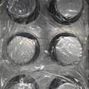 Walooza Muffin Cupcake Pan, Muffin Tins Nonstick 6, Muffin Top Cookie Cheese Cake Pan for Baking, Toast Oven Baking Supplies Small Cake Pans Muffin Cups Non Stick