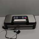 95Kpa Powerful Precision Pro Vacuum Sealer, with Double Heat Seal & Double Pump, Easy-Lock Handle, 10-in-1 Vacuum Sealer Machine for Food with Bags Storage, Built-in Cutter, Stainless Steel