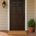 Kempf 1" Thick Natural Woven Coco Coir Doormat, 18" x 30", Heavy-Duty Coconut Fiber Scraper Mat for Front Door, Entryway & Porch