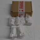 LIYAOLI 4pcs 2.7'' Cherub Decor & 2pcs Roman Decorative Columns Props Shooting,Little Angel Statues for Home Decor Adorable Music Small Angel Figurines