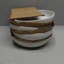 famiware Milkyway 33 oz Bowl Set, Pasta Bowls Set of 4, Salad Bowls Perfect for Your Friend for Housewarming, Thanksgiving, Christmas, White