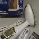 Conair Handheld Garment Steamer for Clothes, Turbo ExtremeSteam 1875W Fabric Steamer, Portable Handheld Design, Strong Penetrating Steam, White/Champagne