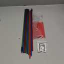 Golf Alignment Stick Holder - Metal Golf Alignment Sticks, Three-Hole Holder, Golf Swing Trainer with Training Manual, Golf Training Aid for Swing Plane & Swing Path