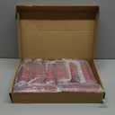 Flickering Flameless Candles Battery Operated with Remote and 2/4/6/8 H Timer Plexiglass Led Pillar Candles Pack of 9 (D2.3 xH5.5 6.5" 7.5") with Realistic 3D Wick Candles for Home Decor(Red)