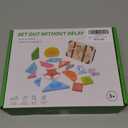 Puzzle Games for Kids, Wooden Blocks Puzzle | Challenging Blocks Wooden Puzzle,Children Brain Aid, Logical Thinking Training Aid for Nursery