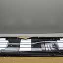 Piksedo Raised Garden Bed, Elevated Planter Metal Plant Box with Legs Standing Garden Stand Drainage Holes Frosted Black (39.37" L x 10.63" W x 31.5" H)