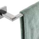 KOKOSIRI Towel Holder Brushed Nickel Bathroom Accessories Bath Towel Bars for Toilet Kitchen Cabinet Necklace Holder 24-Inch Stainless Steel, Wall Mounted B4006BR-L24