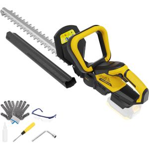 Hedge Trimmer for Dw 20V Battery,Hedge Trimmer Cordless with 22'' Dual-Action Blade and 3/5'' Cutting Capacity,1600RPM& Safety Lock (Battery Not Included)