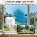 3MP 2K Window Camera, 2.4GHz & 5GHz WiFi Indoor Cameras for Home Security with Anti-Glare Full-Color Night Vision,AI Person & Motion Detection,24/7 Recording,Two-Way Audio,Easy & Quick Install (2Pack)