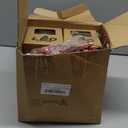 Yunlly 4 Pcs Candle Wreaths Rings Artificial Eucalyptus Wreaths Candle Holder Rings with LED Flameless Candles, 9.5" Wide for Wedding Windows Table Centerpieces, Green and White