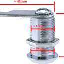 2x Cam Lock Pinball Arcade Machine Door Cabinet Toolbox Desk Drawer 20-30MM