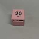 Weewooday Cube Timer, Gravity Sensor Flip Timer for ADHD Productivity, Classroom Kitchen Study Workout Cooking Desk Timers for Time Management, 15 20 30 60 Minutes Countdown Tool(Pink)