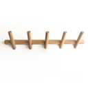 anaan Branch Floating Coat Rack 5 Wall Coat Hooks wood Space Saving Clothes Hanger Rack Holders Wall Mounted Design Hanging 50 cm