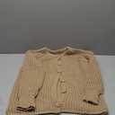 Bianstore Women's Casual Long Sleeve Crewneck Button Down Cardigan Sweater Knit Outwear, M