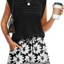 Summer Outfits for Women 2026 2 Piece Sets Travel Outfits Matching Sets Women's Clothing Loungewear Resort Wear Holiday Luxury Outfits Pjs Two Piece Vacation Business Casual Beach Vacation Clothes, L