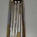 Amazon Basics Easy Install Shower Curtain Tension Rod, Adjustable Length, 42-73 inches, Nickel