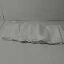 5 Pack 60 x 100 Inch Rectangle White Polyester Tablecloth, Table Cover, Stain and Wrinkle Resistant, Washable for Dining Table, Wedding Reception, Banquet, Party