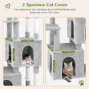 Globlazer Cat Tower for Indoor Cats, Heavy Duty Cat Trees for Large Adult Big Cats Maine Coon Cat Tree Tower with Scratching Post, Extra Large Top Perch, Cat Condos, F61, Cloud Grey, 61inch