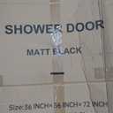 Click to see full view 4+ 2 VIDEOS Corner Shower Door,36 in.D x 36 in. W x 72 in. H Double Sliding Corner Shower Door with 1/4 in. Tempered Glass, Sliding Shower Enclosure, Matte Black