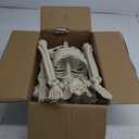 CAMIRUS 2PACK 36" Skeleton Halloween Decorations, 3ft Life Full Size Skeleton with Realistic Posable Movable Joints for Halloween Haunted Houses, Lawn, Graveyard