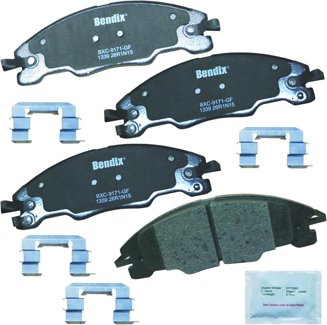 Bendix Priority1 CFC1339 Ceramic Front Brake Pads for Ford Focus 2011-2008
