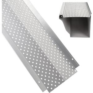 Gutter Guard,5" Aluminum Leaf Filter Gutter Cover,13 PCS Total Length 52FT,Raptor Gutter Guards,Easy DIY Leaf Guards for Gutters Fits Any Roof or Gutter Type