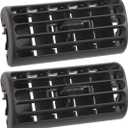 RLB-HILON 2PCS Dashboard Center Air Vent Compatible with Jeep Model, for Wrangler TJ 1997-2006, for Cherokee 1997 1998 1999 2000 2001 Year