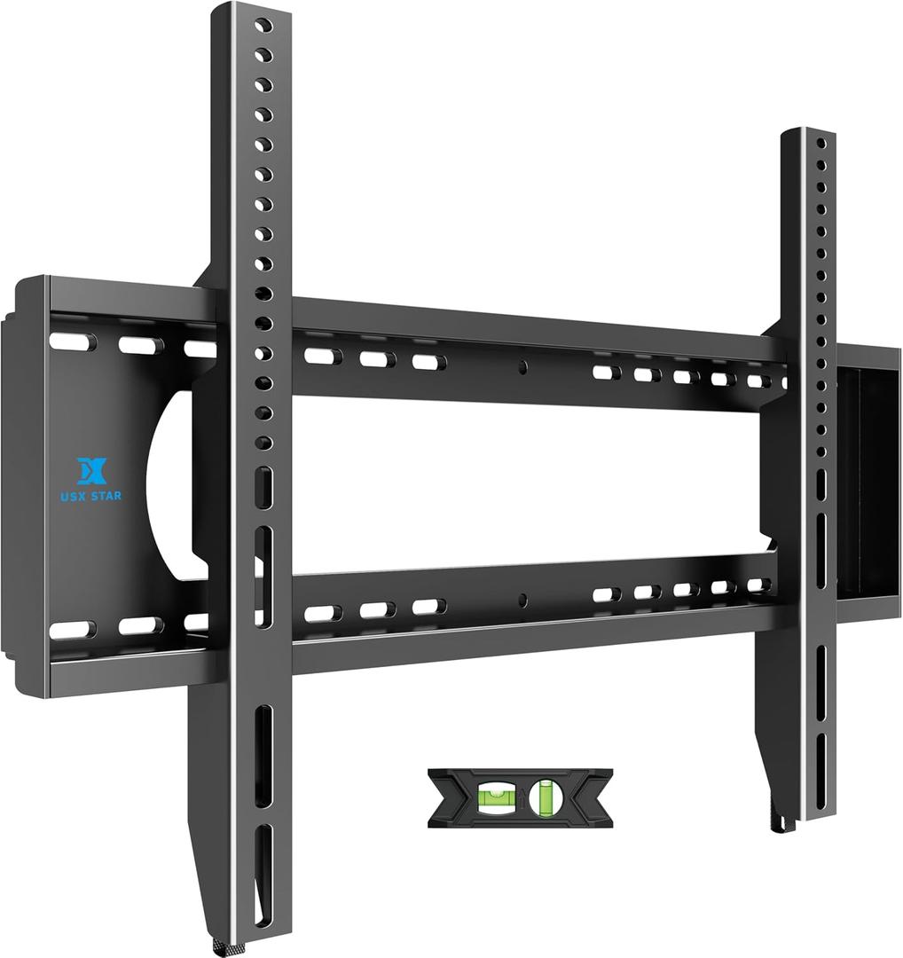 85 86 98 100 inch Heavy Duty TV Wall Mount for 55-120 inch Large TVs up to 220 LBS & 900x600mm Vesa, Ultra Slim Fixed TV Mount, Low-Profile TVS Bracket, 16" 24" 32" Wood Stud, Fit Most 65+ 75+ 120 TVs