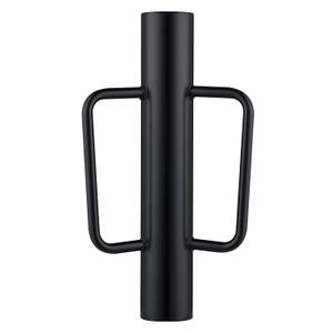 Fence Post Driver, Heavy Duty T Post Driver with Handles, Time Saving and Heavy Duty Black Pole Driver, Black, 12lb