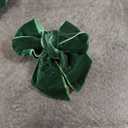 KPOSIYA Christmas Bow Napkin Rings Set of 8, Green Bow Napkin Rings,Chic Velvet Bowknot Napkins Holders for Dinning Table SettingWinter Festive, Christmas, Banquet, Party,Thanksgiving