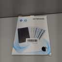 Ultra-Slim Bluetooth Keyboard Portable Mini Wireless Keyboard Rechargeable for Apple iPad iPhone Samsung Tablet Phone Smartphone iPadOS iOS Android (10 inch Black)