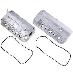 Engine Valve Cover Set with Gaskets (Front & Rear) FIT 2008-2017 Honda Accord Odyssey Pilot Ridgeline, 2012-2015 Acura TL RDX 3.5L V6, Replaces 12310-R70-A00 12310-R70-A10 12320-R70-A00