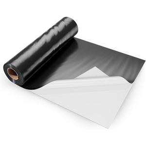 VEVOR 10 Mil Plastic Sheeting Heavy Duty 10' x 100', Thick Plastic Sheeting Roll, Plastic Drop Cloth Painters Tarp Covering for Crawl Space Vapor Barrier, Black and White Double-Sided, Multi-Purpose