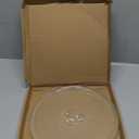 Smallest 9.6 Inch Microwave Plate Replacement Compatible With Panasonic Microwave Glass Plate F06016D00XN, 9.6" Microwave Plate Replacement for Nostalgia 0.7 cu.ft. 700W small retro microwaves