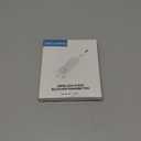 Premium Pro Bluetooth 5.4 Transmitter Receiver, Airplane Audio Adapter, Wireless Transmitter for TV/Travel Flight, Airline, Gym. Compatible with 2 Air Pods / Headphones, Bluetooth Receiver for Car/Home Stereo (White)