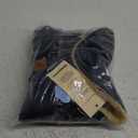 Queenmore Warm Puffer Dog Coat, Quilting Winter Jacket Ultra Thick Plush Lining with Storage Pockets (Dark Navy, Small)