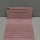 Dexnor for iPad (A16) 11th/10th Generation Case with Keyboard Ultra-Thin Magnetic Folio Keyboard Case Trackpad Pencil Holder Backlit Rechargeable for iPad A16 11" 2025/10th Gen 10.9" 2022, Pink
