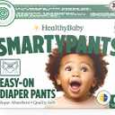 SmartyPants Pull Up Style Diapers | EWG Verified Safe & Plant-Based | Quilted 360 Waistband, Super Absorbent for Overnight Leak Protection | Training Pants by HealthyBaby | Size 6 (32 -40Lbs)