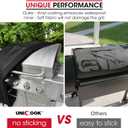 Unicook Griddle Cover for Blackstone 28 Inch ProSeries Grill, Outdoor 60 Inch Flat Top Gas BBQ Grill CoverUnique UV Resistant Waterproof Vinyl with Polyester Lining, All Weather Protection