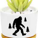 2 x Window Garden Bigfoot Planter Pots,Bigfoot Gifts for Women/Men/Housewarming/Wedding/Festival Birthday Gifts Planter Pots,Outdoors/Indoors,Window Decor,Garden Decor,Yard Decor,Home Decor,Office (3.2inch)