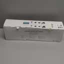 MEGAWISE Cordless Back Massager for Shoulders, Waist, Legs, Rechargeable 3200mAh Battery, 5 Speed and 5 +2 Massage Nodes 5 Hard, 2 Silicone Nodes, Massage While Moving Around (Off White Cordless)