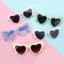 2 x Loanzeg Satin Bridesmaid Scrunchies Bachelorette Hair Ties Set of 6 sunglasses Bridal Shower No Damage Hairties ideas Gift for Wedding Party Favors Bridesmaid Proposal Gifts (White&Champagne)