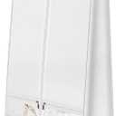 72" Wedding Dress Garment Bag with 10'' Gusseted Dress Bags for Gowns Long 4 Pockets Dress Bag Garment Storage Cover for Women, White