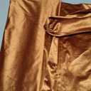 Roslynwood Velvet Orange Curtain 72 inch Length - Curtains Block Light Rod Pocket Thermal Insulated Window Drapes Set for Living Room/Bedroom/Dining Room, W52 x L72, 2 Panels