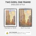 Homeforia 12x17 Picture Frame Black, High End Metal 12x17 Poster Frames with Mat 10x15 for Photo, 12 x 17 Black Frame Matted to 10 x 15 inch Print, 17x12 Thin Frame, Tempered Glass, Wall Kit, Set of 1