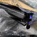 Walkers for Seniors Taller 5.3~7ft, Lightweight Foldable Rollator Walker, Built in Cable, Reinforced Aluminum Frame, 8" Big Rubber Wheels for All Terrain, 350lb Weight Capacity, Blue