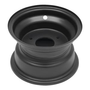 lkoewqzamx 7in ATV Rim Wheel 3 Bolt for 125cc ATV models, Black Steel, 16x8-7 Tire Space