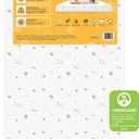 Simmons Kids Quiet Nights Dual Sided Baby Crib Mattress & Toddler Mattress - Sustainably Sourced Core - Waterproof - Hypoallergenic - GREENGUARD Gold Certified (Natural) - Ideal Firmness - Made in USA, 1 Count, Size: 27.5"W x 52"L x 5"H